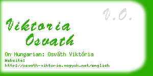 viktoria osvath business card